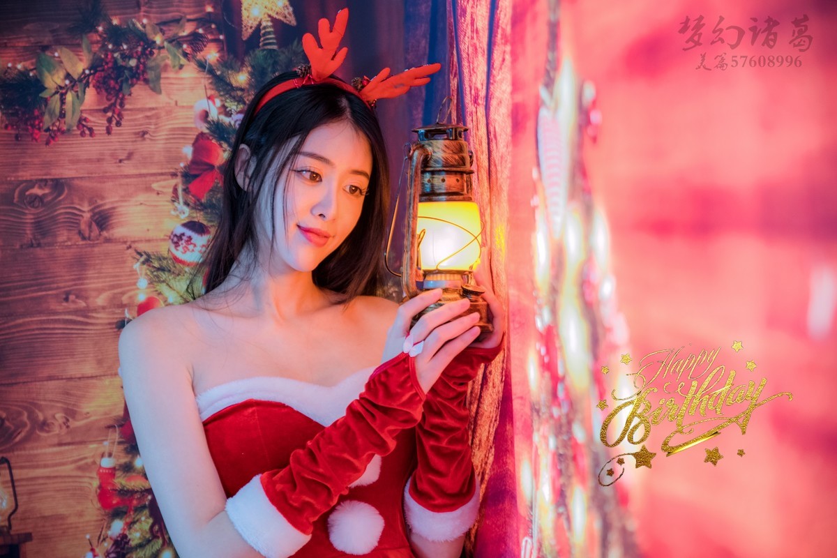 【梦幻美拍】冬日暖阳*圣诞少女