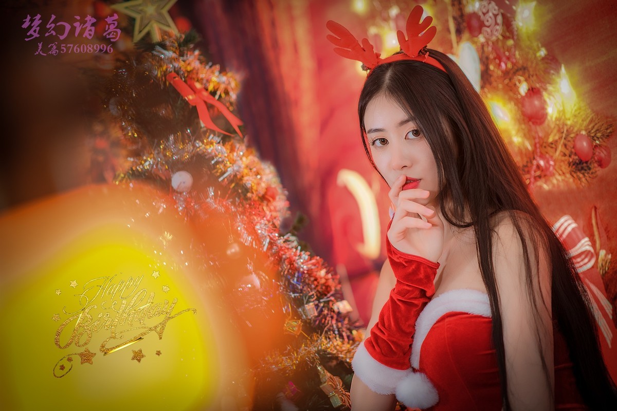 【梦幻美拍】冬日暖阳*圣诞少女