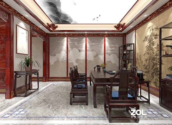 别墅红木装修——温婉雅致的中式风-中关村在线摄影论坛