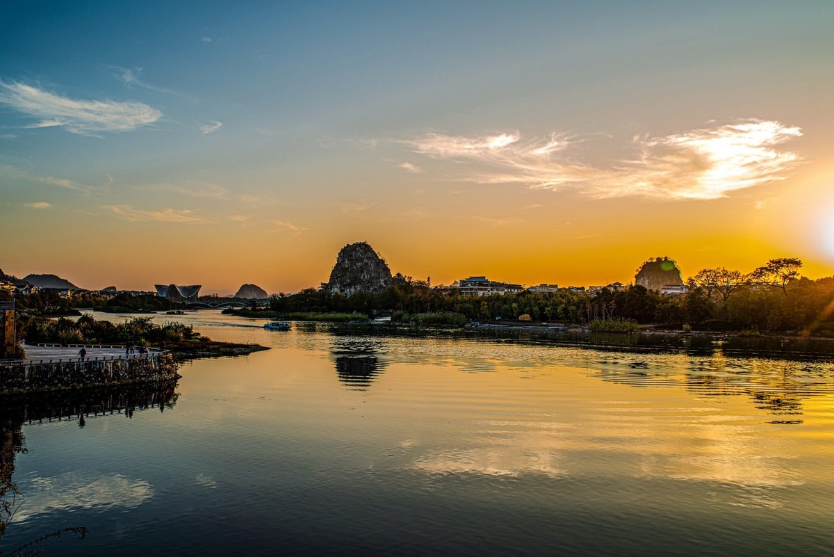 黄昏晚霞夕阳风光      续
