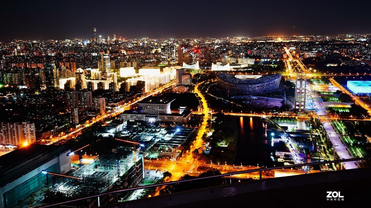 奥林匹克公园观光塔拍夜景