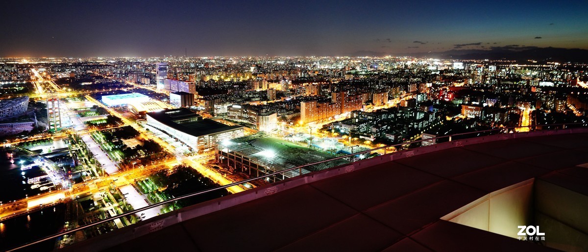 奥林匹克公园观光塔拍夜景