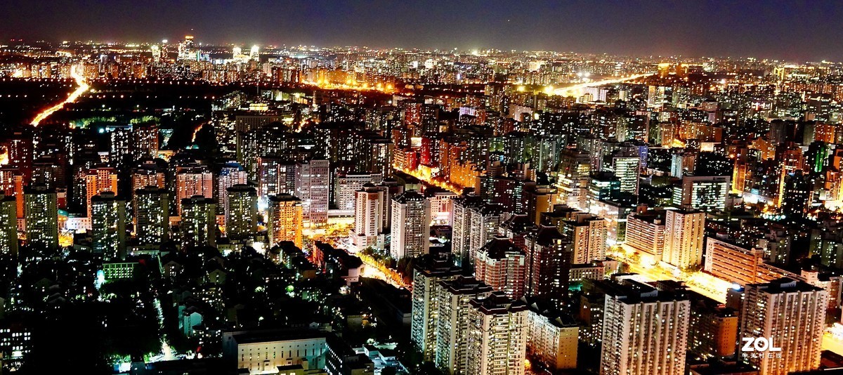 奥林匹克公园观光塔拍夜景