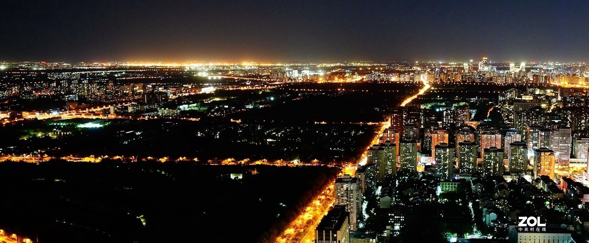 奥林匹克公园观光塔拍夜景