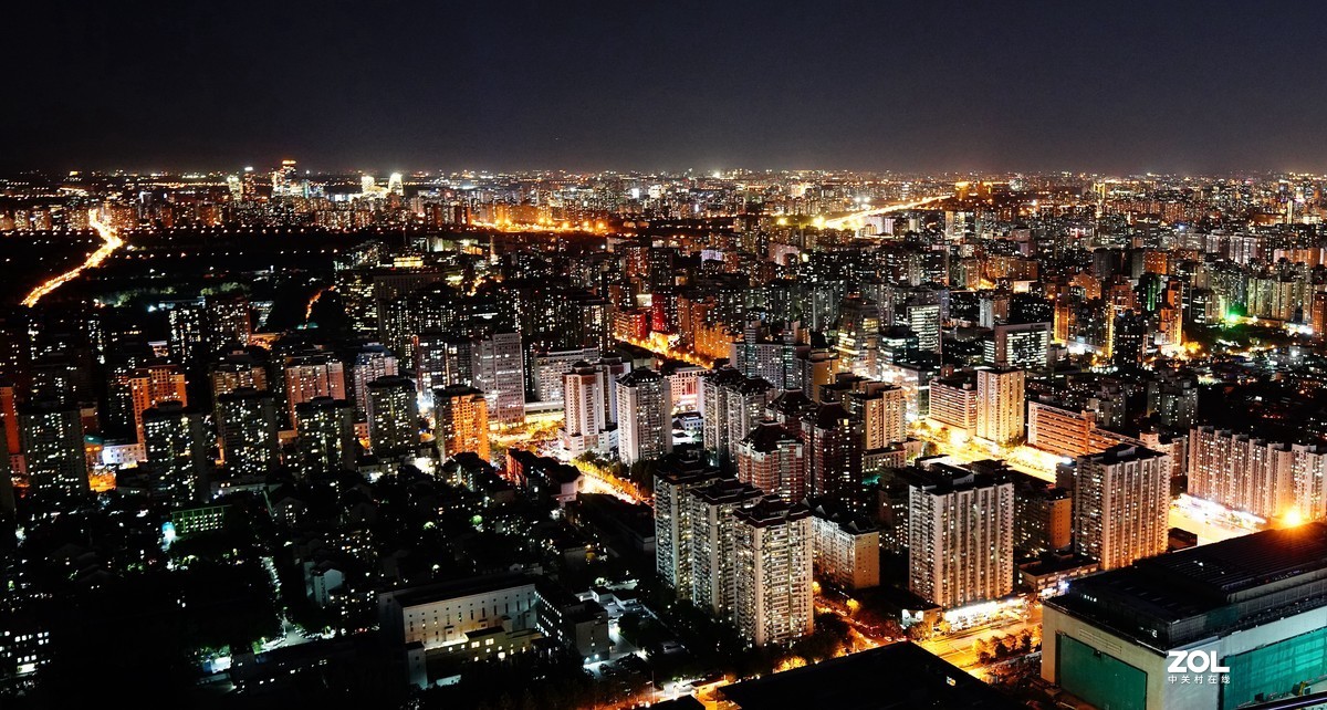 奥林匹克公园观光塔拍夜景