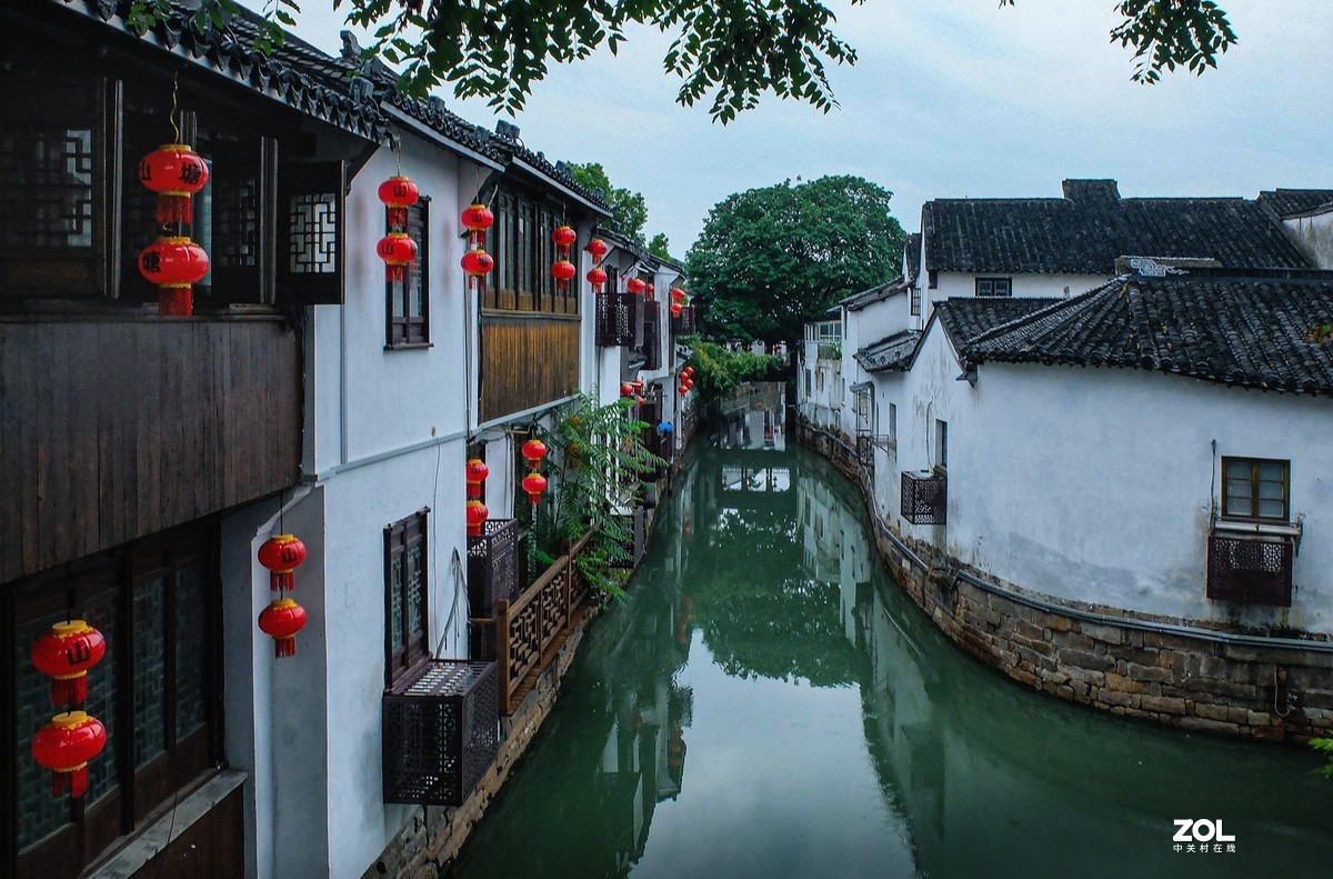 烟雨古镇  青冷调