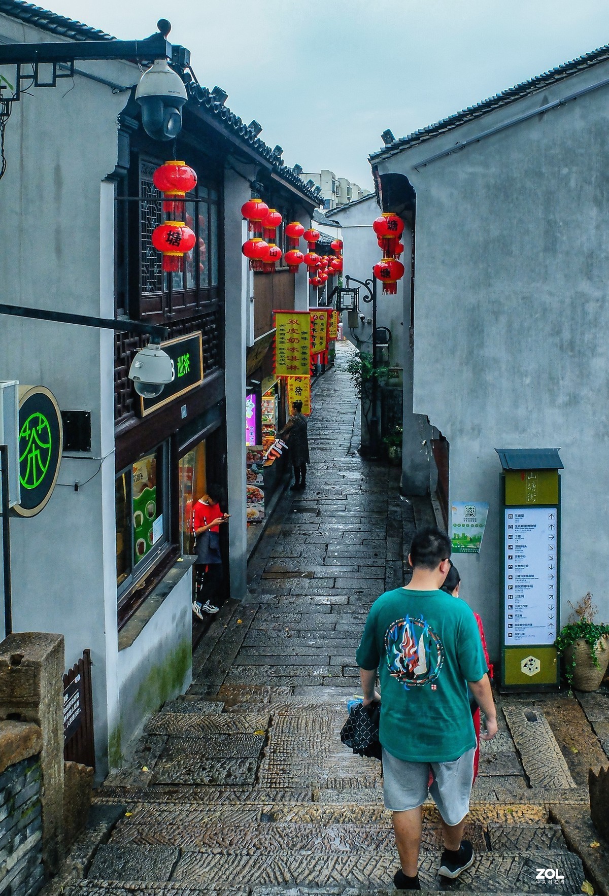 烟雨古镇  青冷调