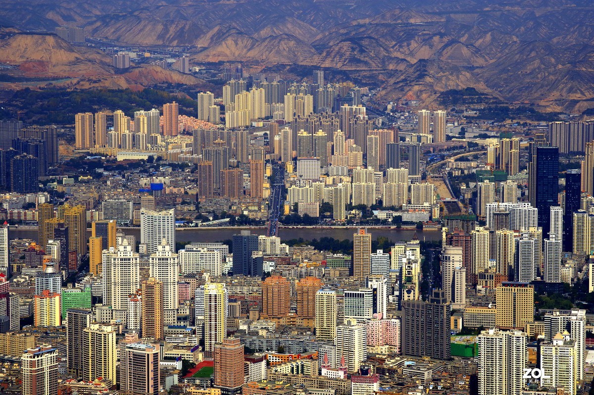 兰州城市随拍【八】---五泉山上观兰州城-中关村在线摄影论坛