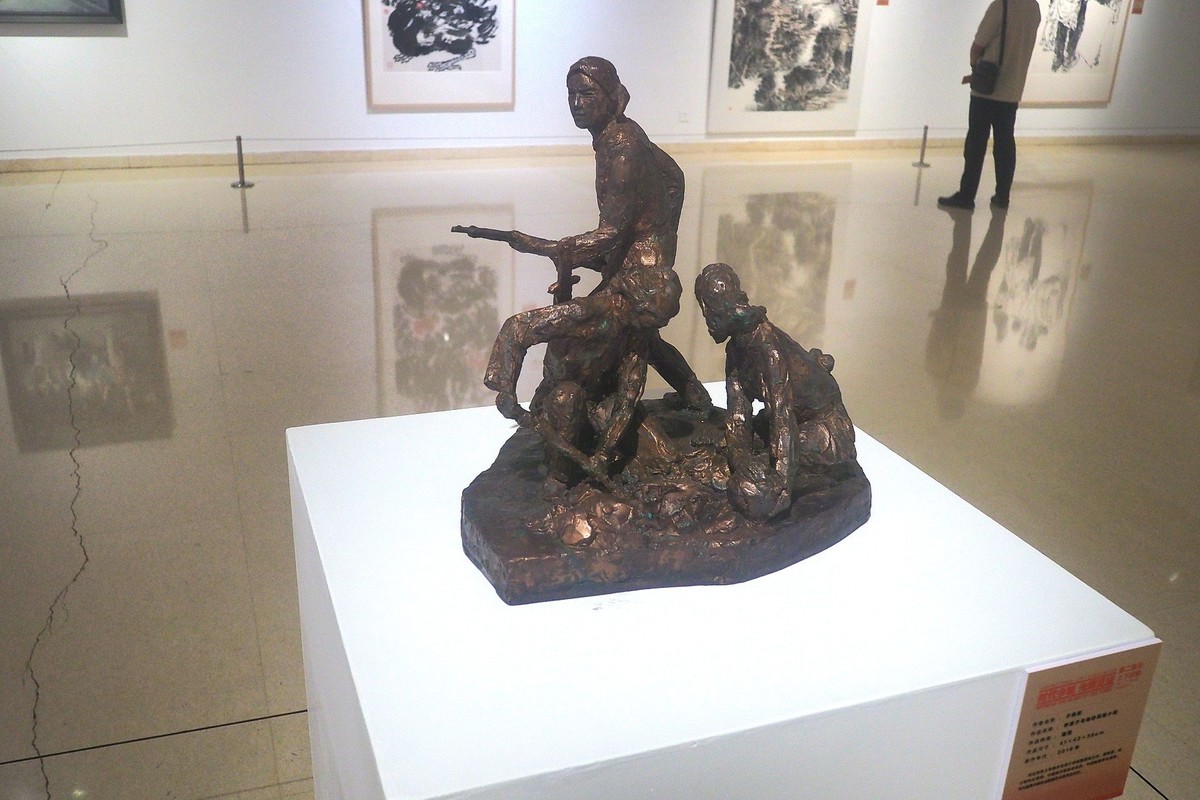 《时代今朝   光辉见证—庆祝中国共 产 党成立100周年河北美术优秀作品展》⑴