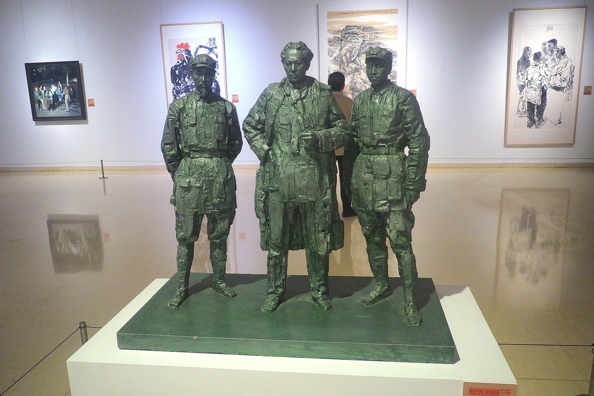 《时代今朝   光辉见证—庆祝中国共 产 党成立100周年河北美术优秀作品展》⑴