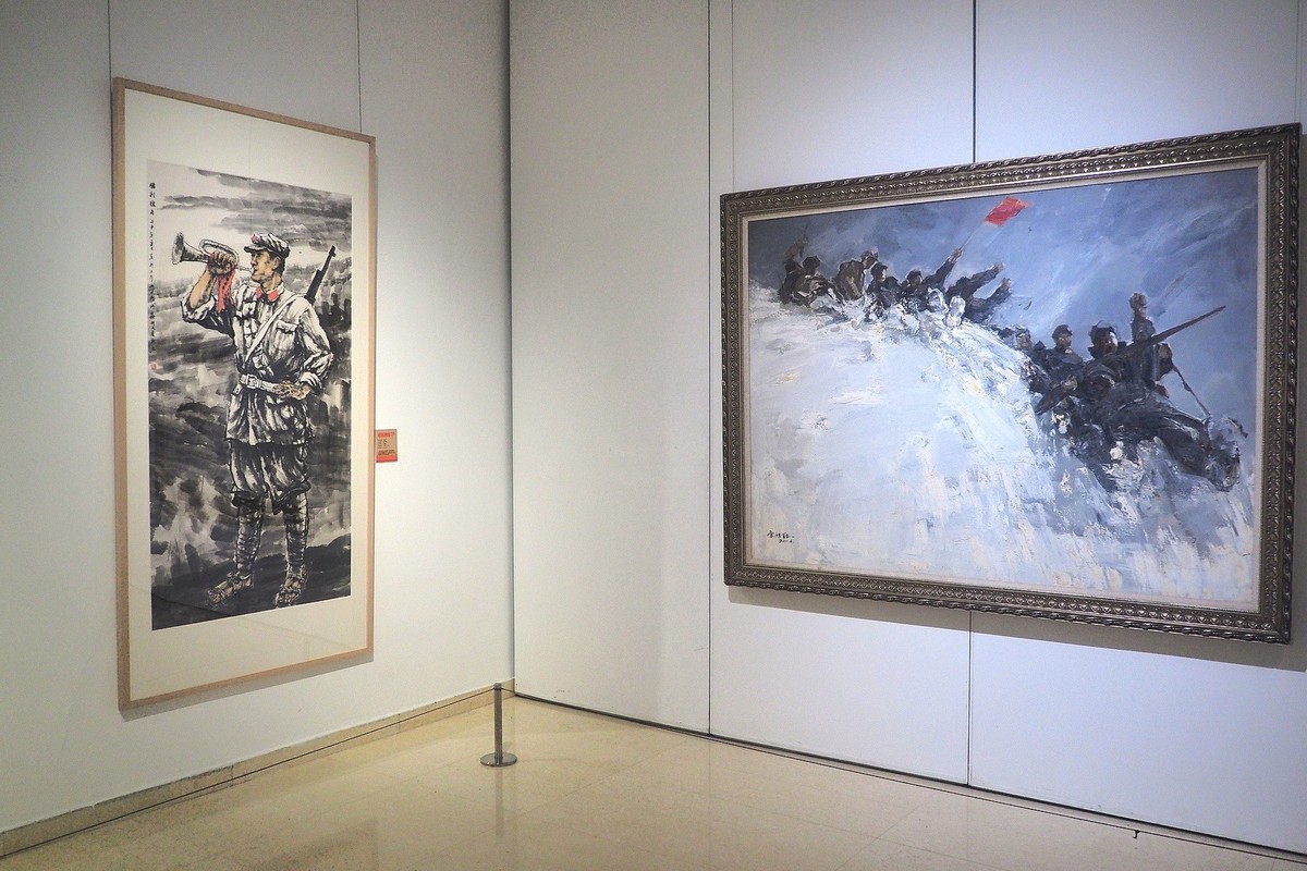 《时代今朝   光辉见证—庆祝中国共 产 党成立100周年河北美术优秀作品展》⑴