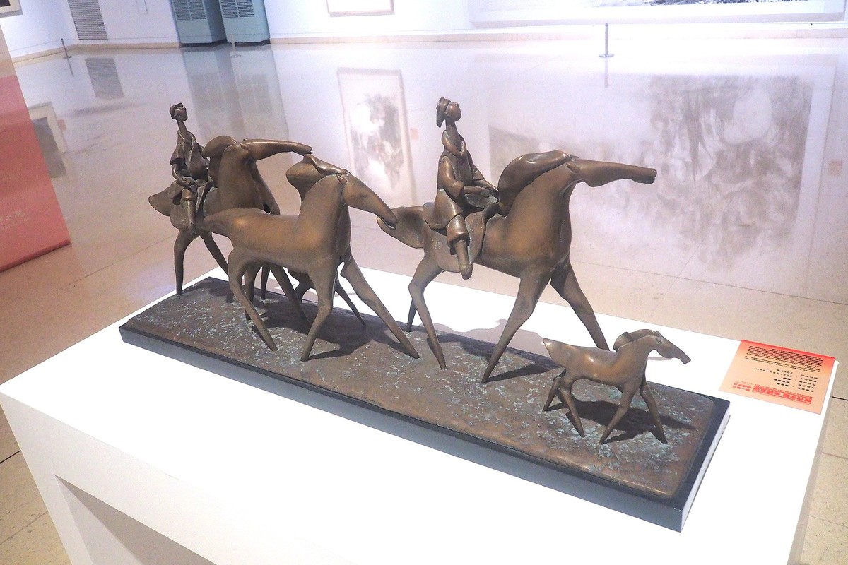 《时代今朝   光辉见证—庆祝中国共 产 党成立100周年河北美术优秀作品展》⑴