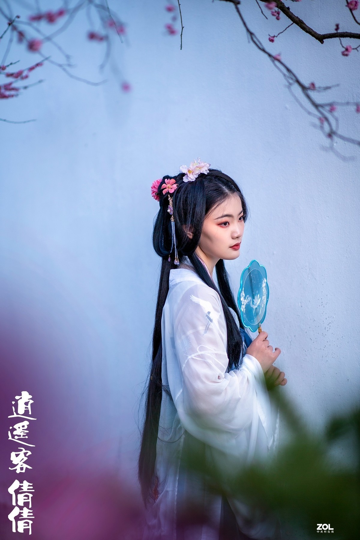 明孝陵梅花山逍遥客汉服人像(倩倩)