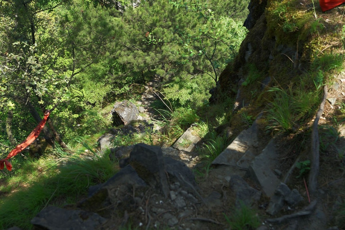 登山游览攀爬贵州绥阳五峰岭记实