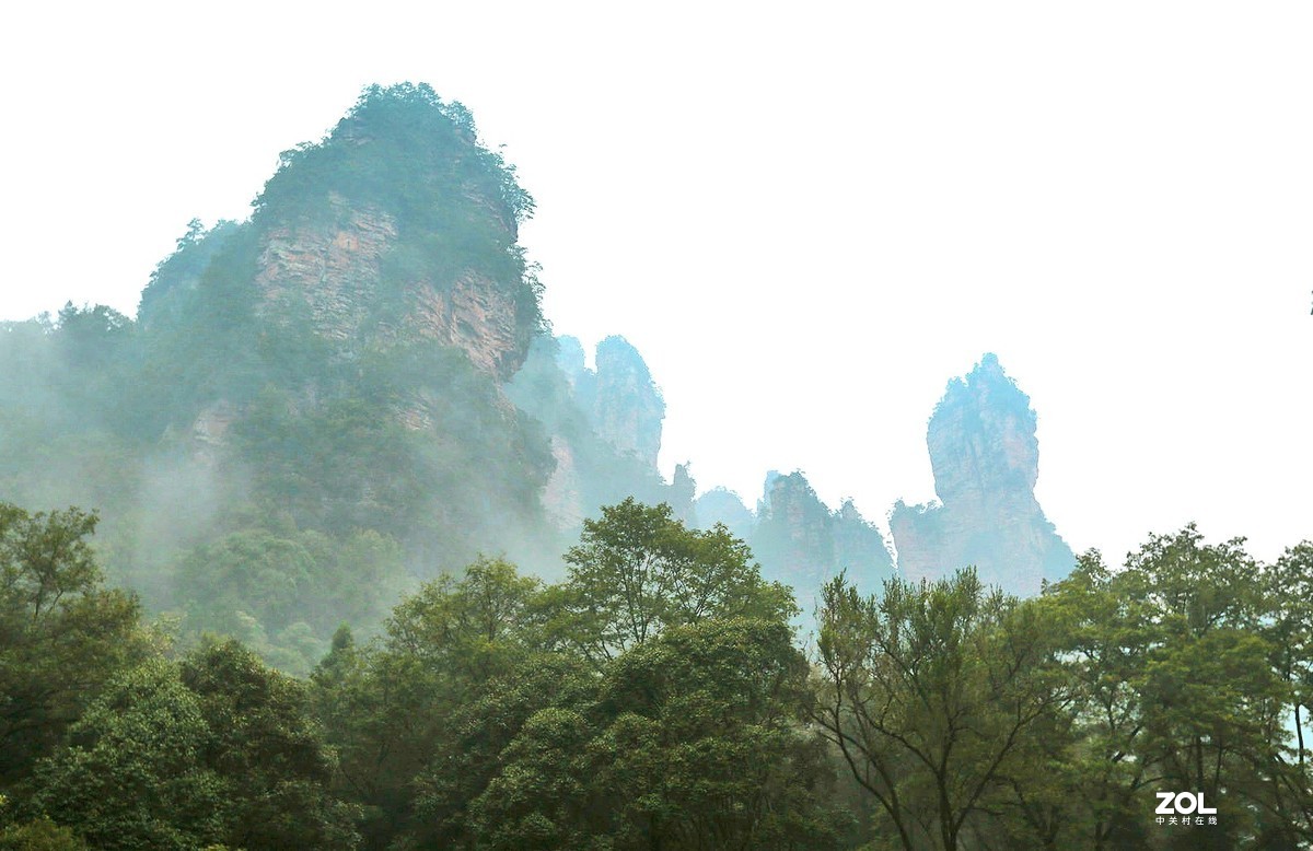 武陵源森林公园的早晨