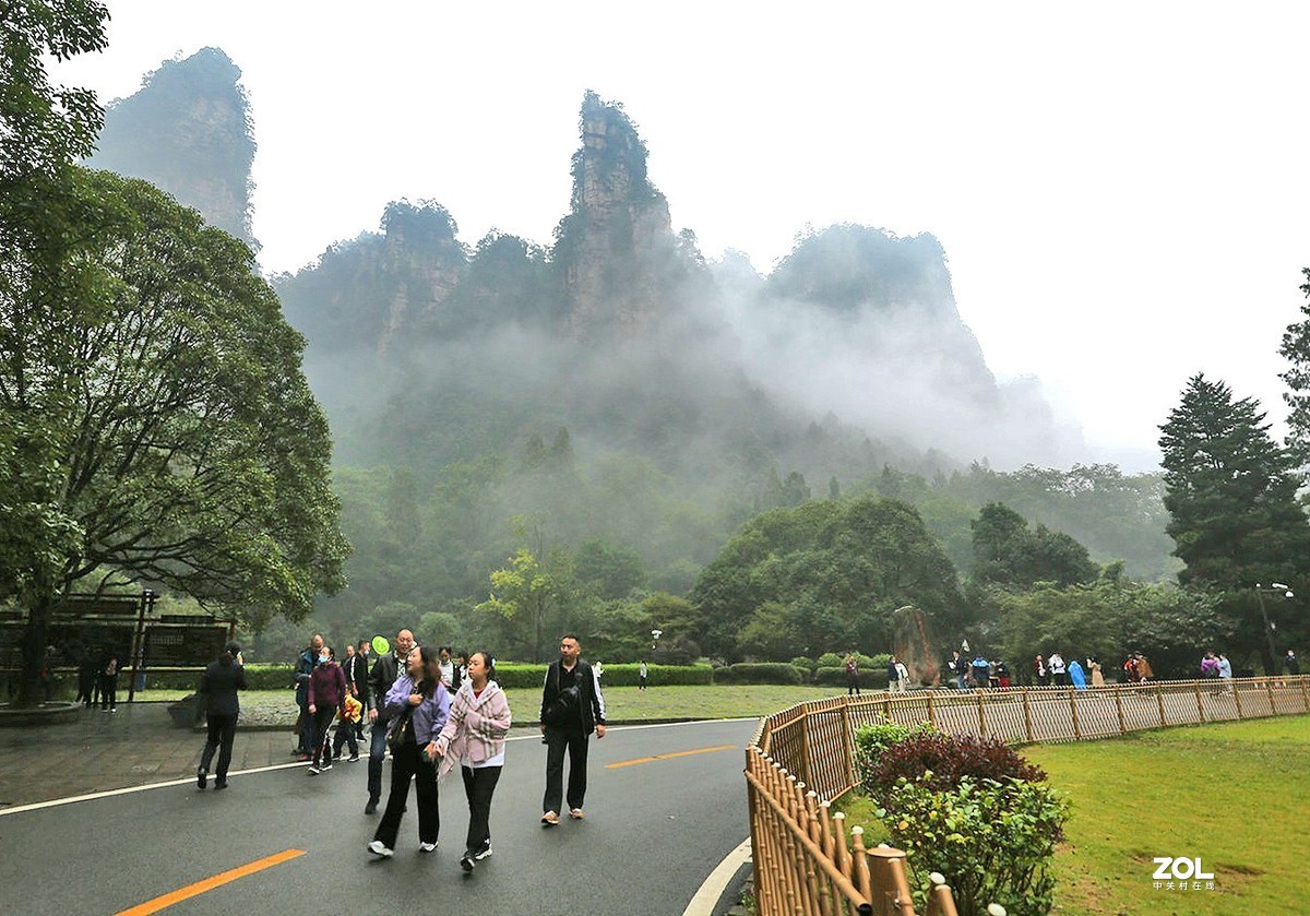 武陵源森林公园的早晨