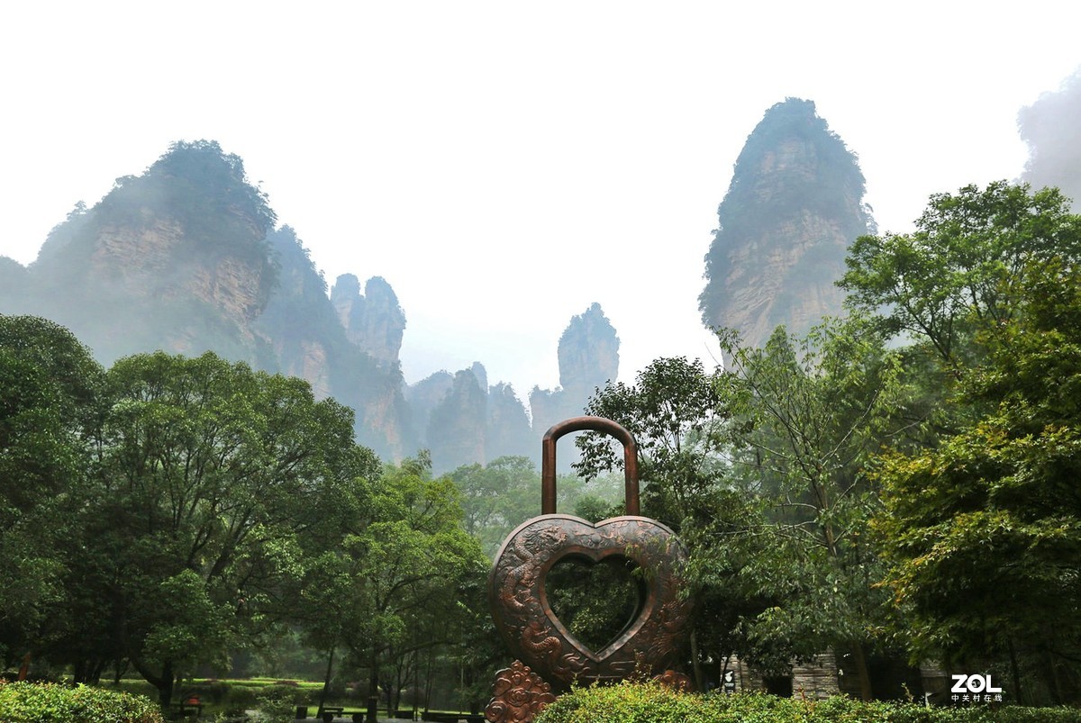 武陵源森林公园的早晨