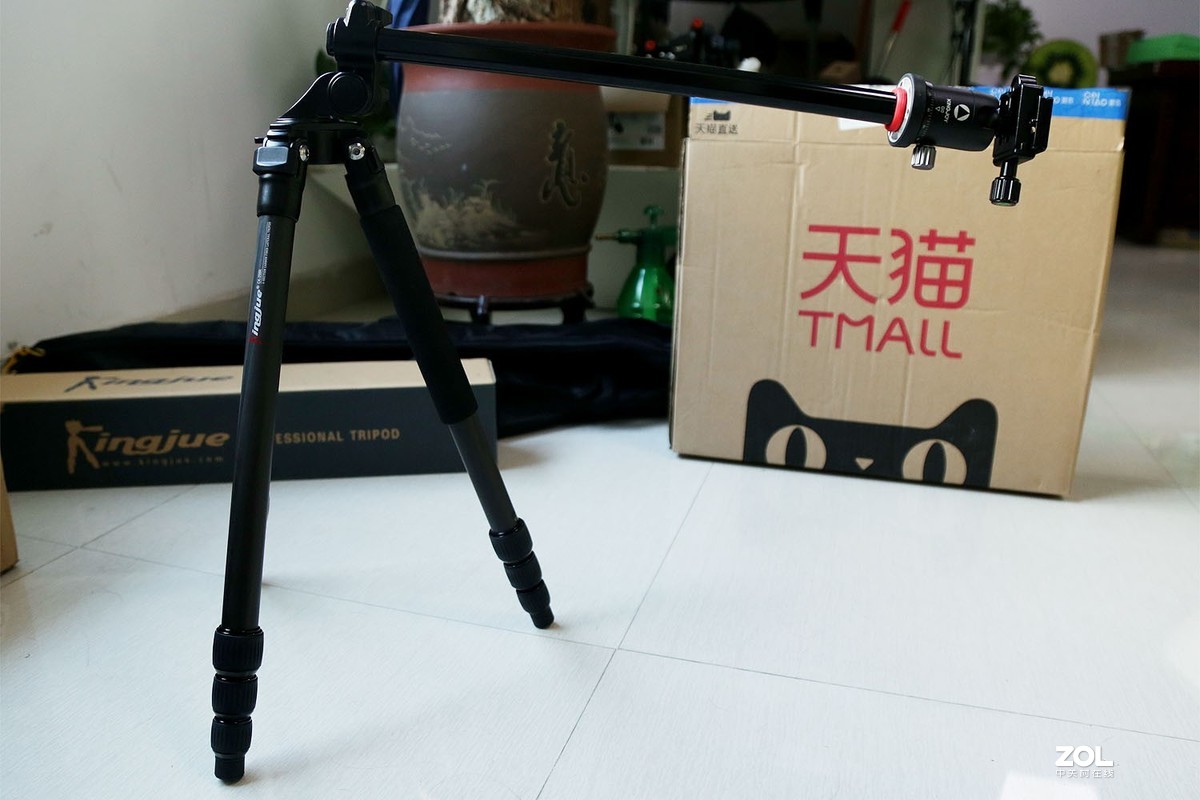 终于找到一款实用好用的横置中轴三脚架了