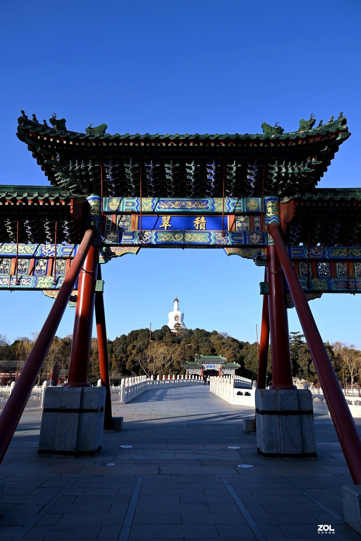 試鏡頭拍北海公園