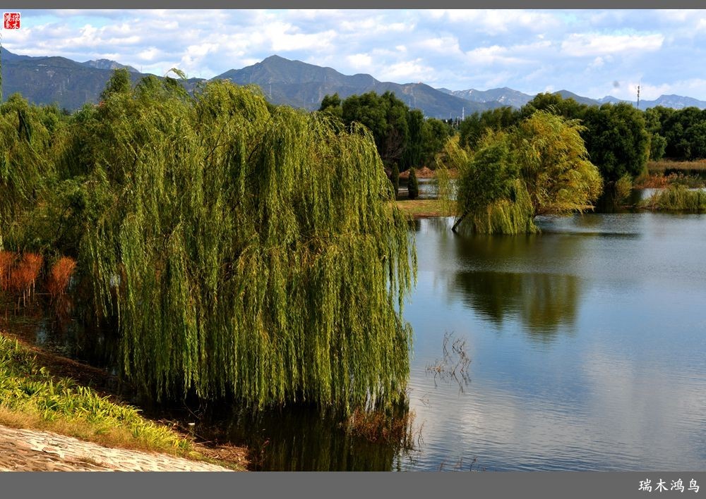 【追寻醉美秋色】64.傍水临风景色美，天光云影共徘徊