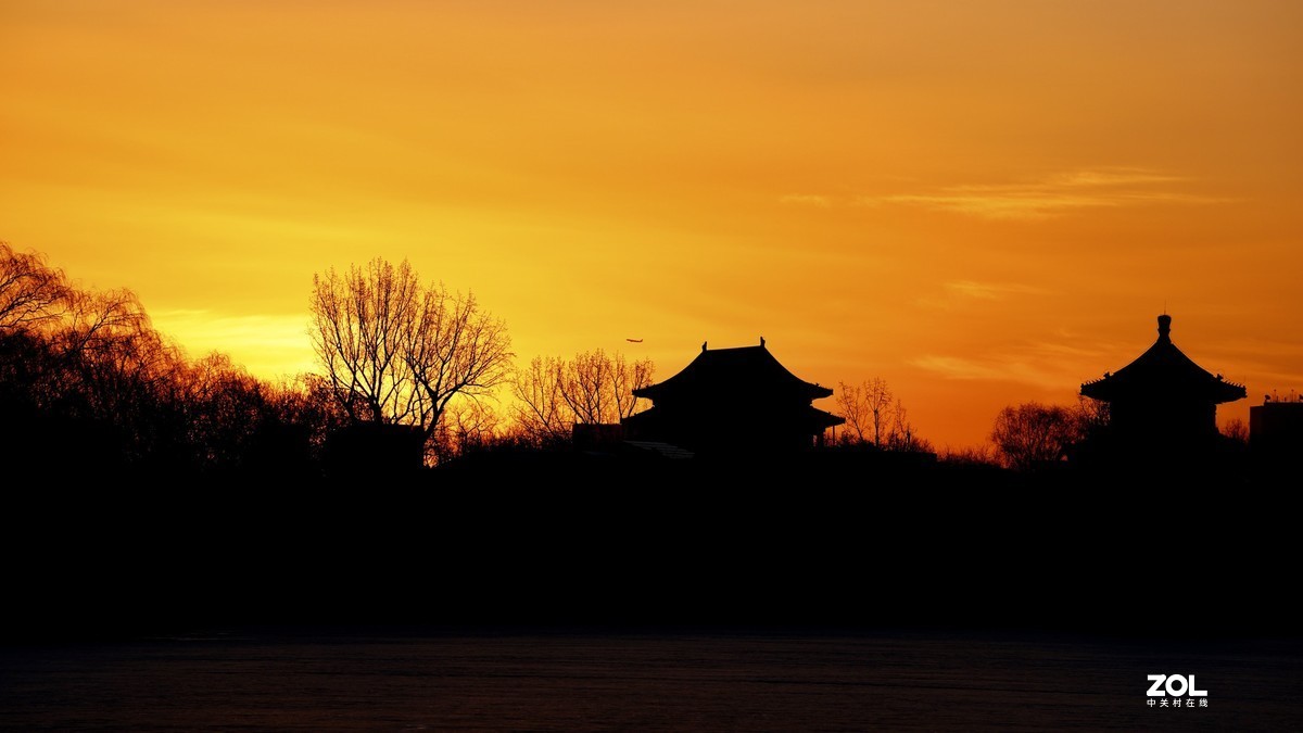 北京后海日出
