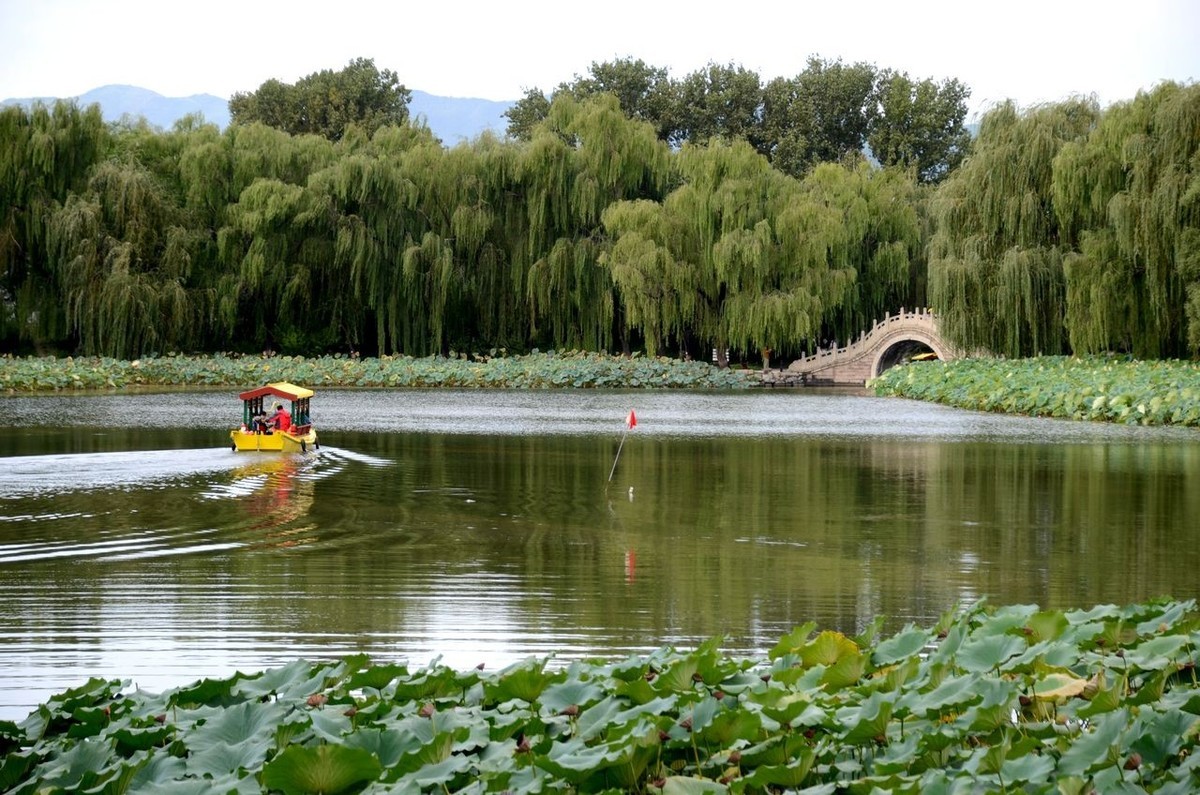一组圆明园风景片-------。