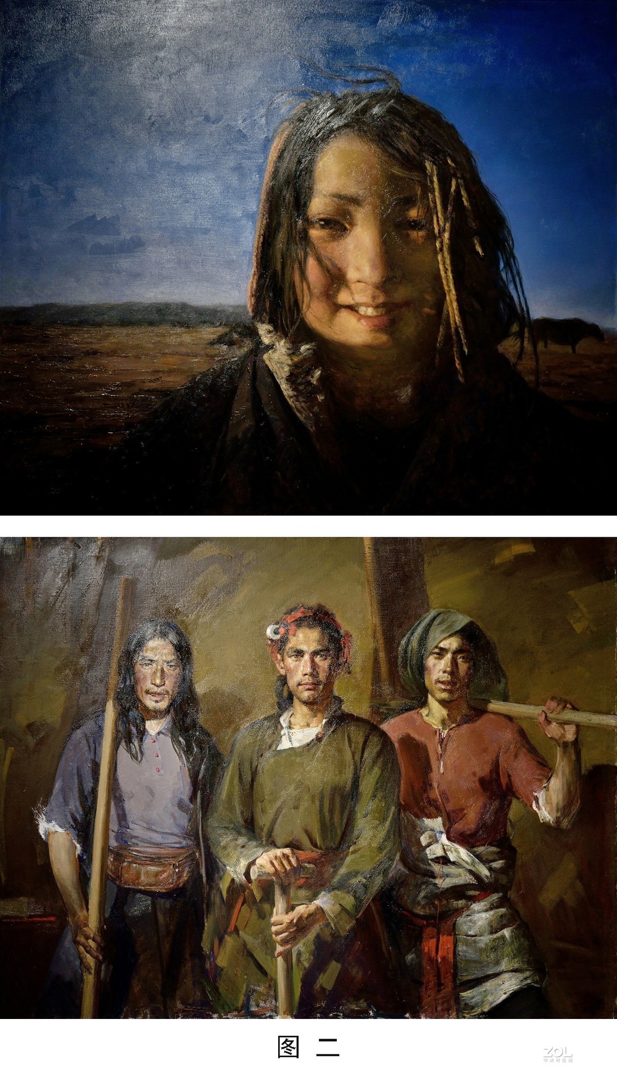 油画作品翻拍与后期处理（仅供参考）