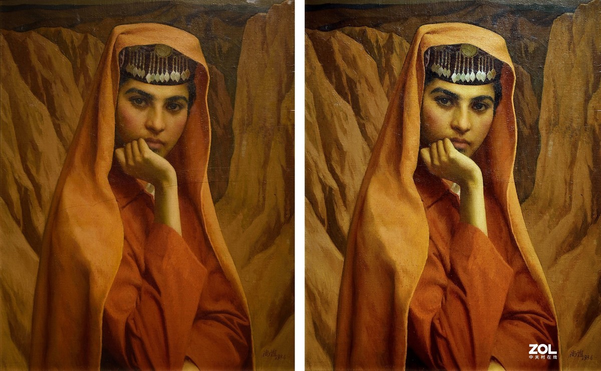 油画作品翻拍与后期处理（仅供参考）