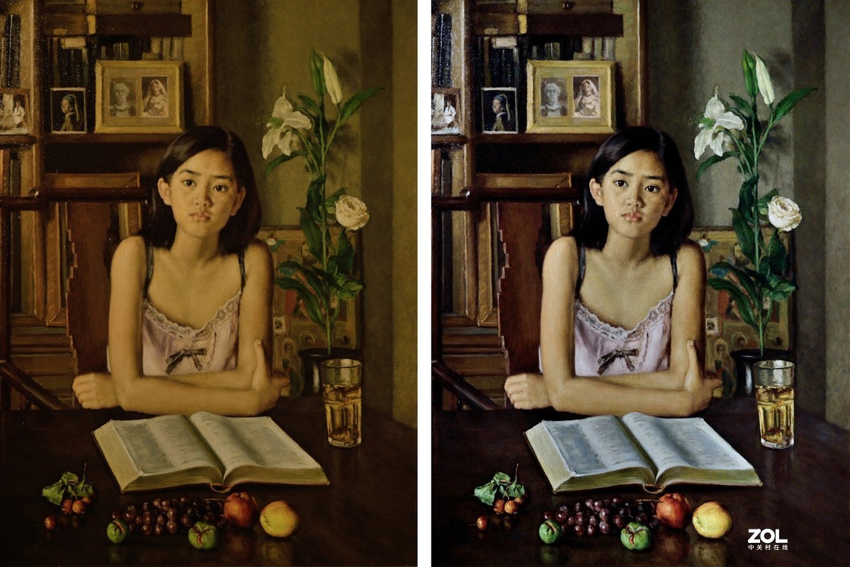 油画作品翻拍与后期处理（仅供参考）