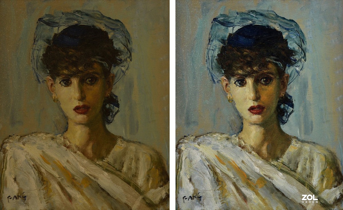 油画作品翻拍与后期处理（仅供参考）