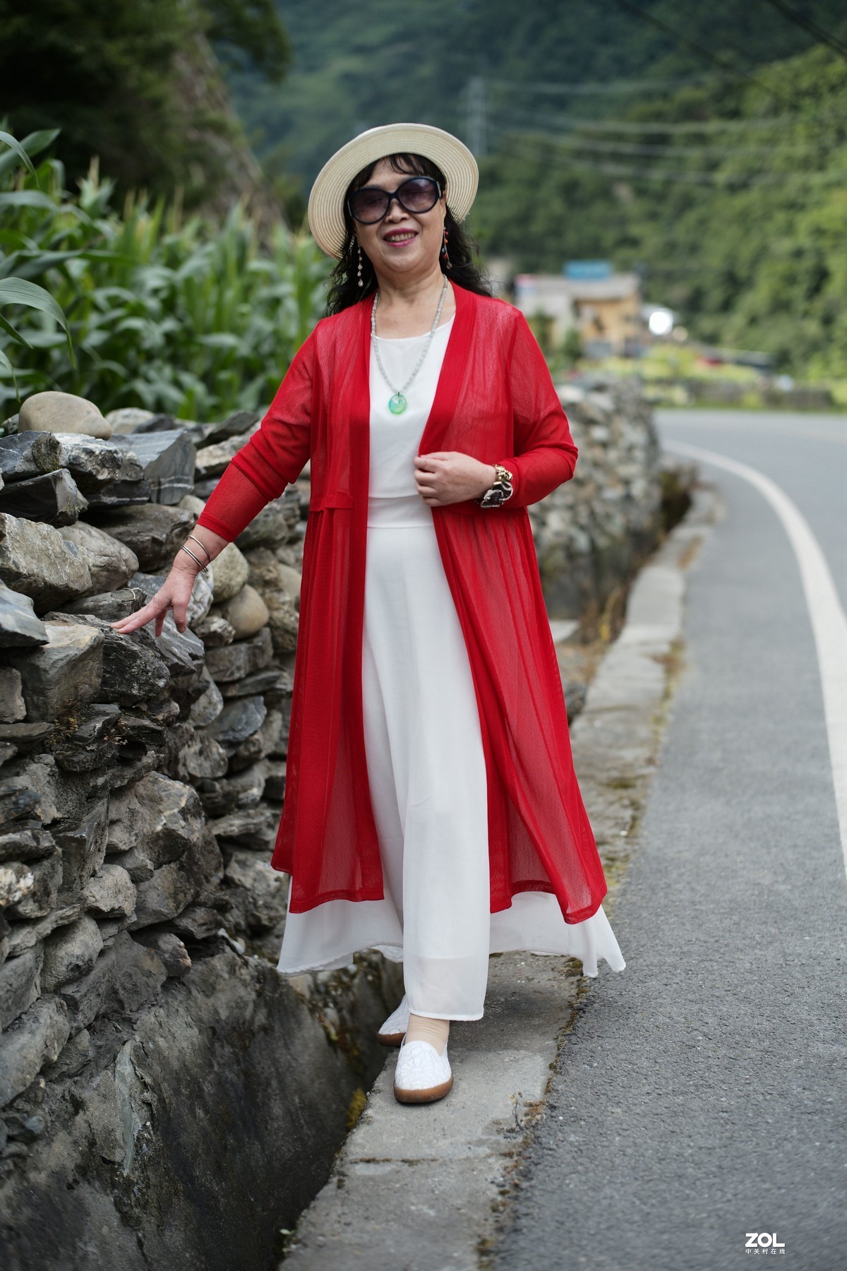 宝兴仁朵藏寨拍人像之二（原片直岀）