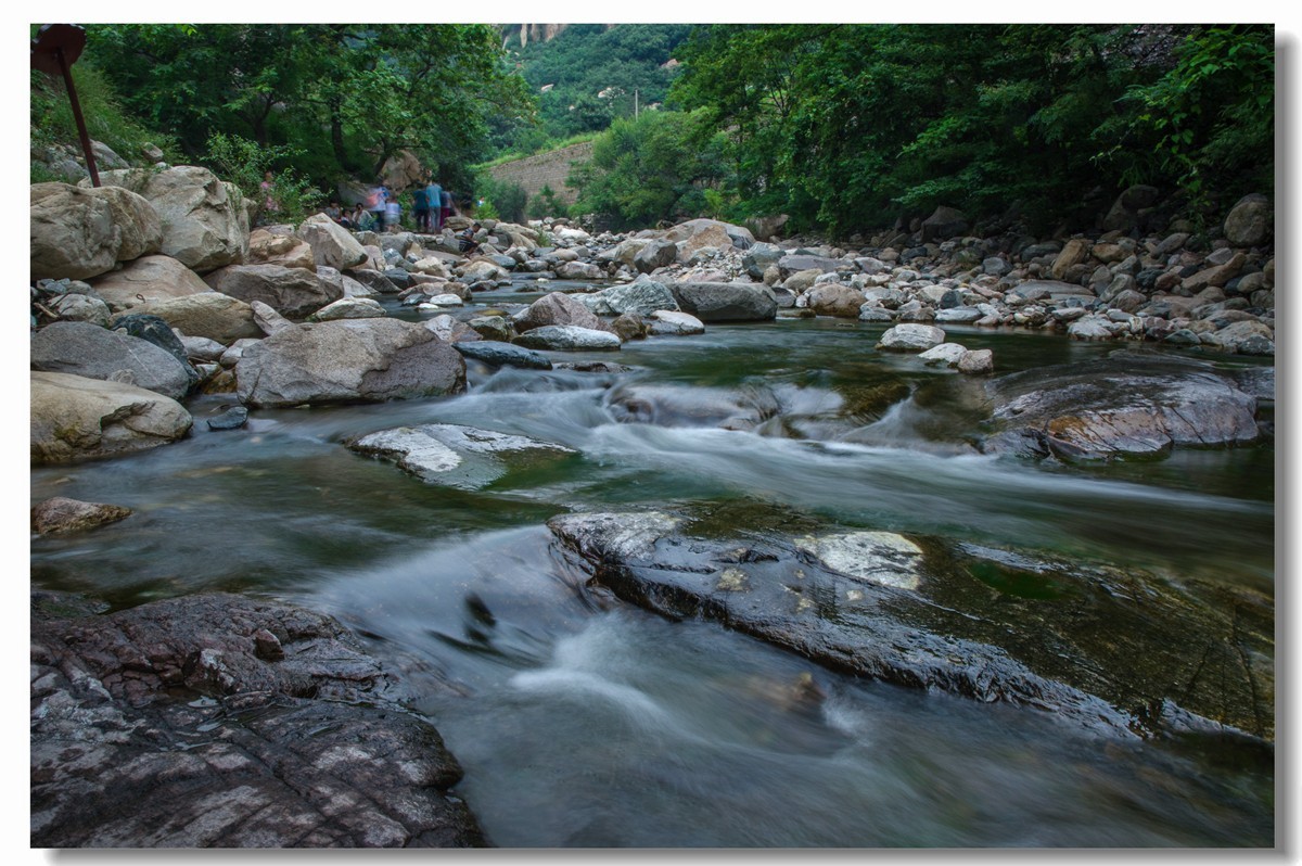彩石溪慢门拍流水（三）