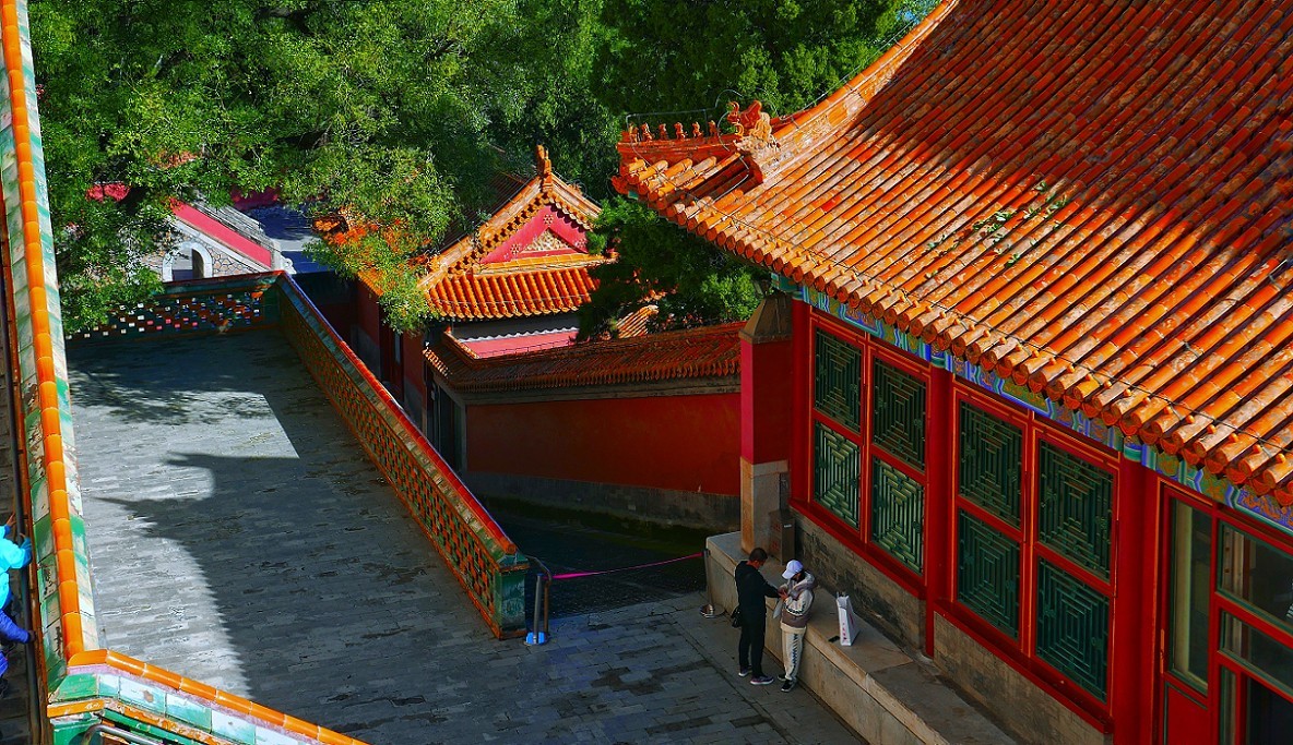 北京《颐和园》真大！大半天跑了不到一半景点区！跑不动了！哈哈！