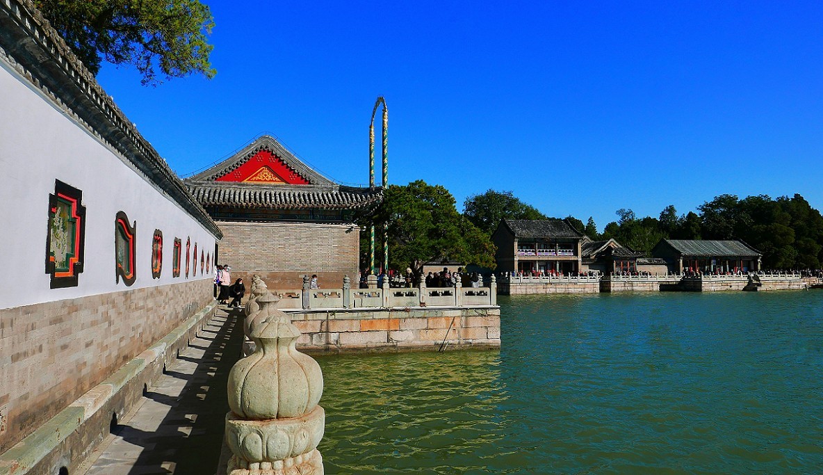 北京《颐和园》真大！大半天跑了不到一半景点区！跑不动了！哈哈！