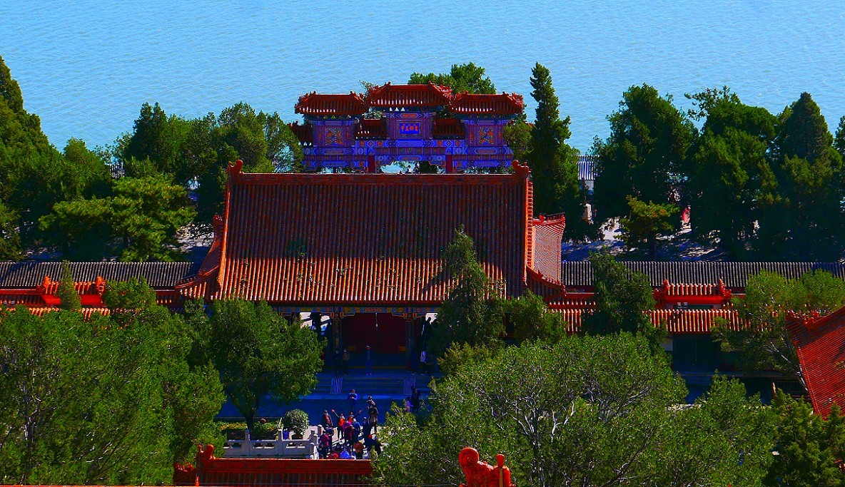 北京《颐和园》真大！大半天跑了不到一半景点区！跑不动了！哈哈！