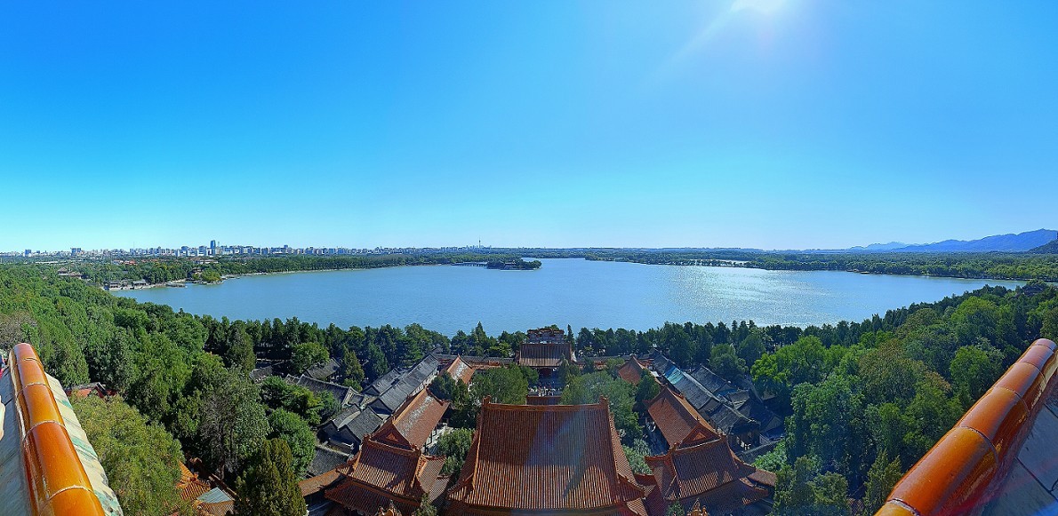 北京《颐和园》真大！大半天跑了不到一半景点区！跑不动了！哈哈！