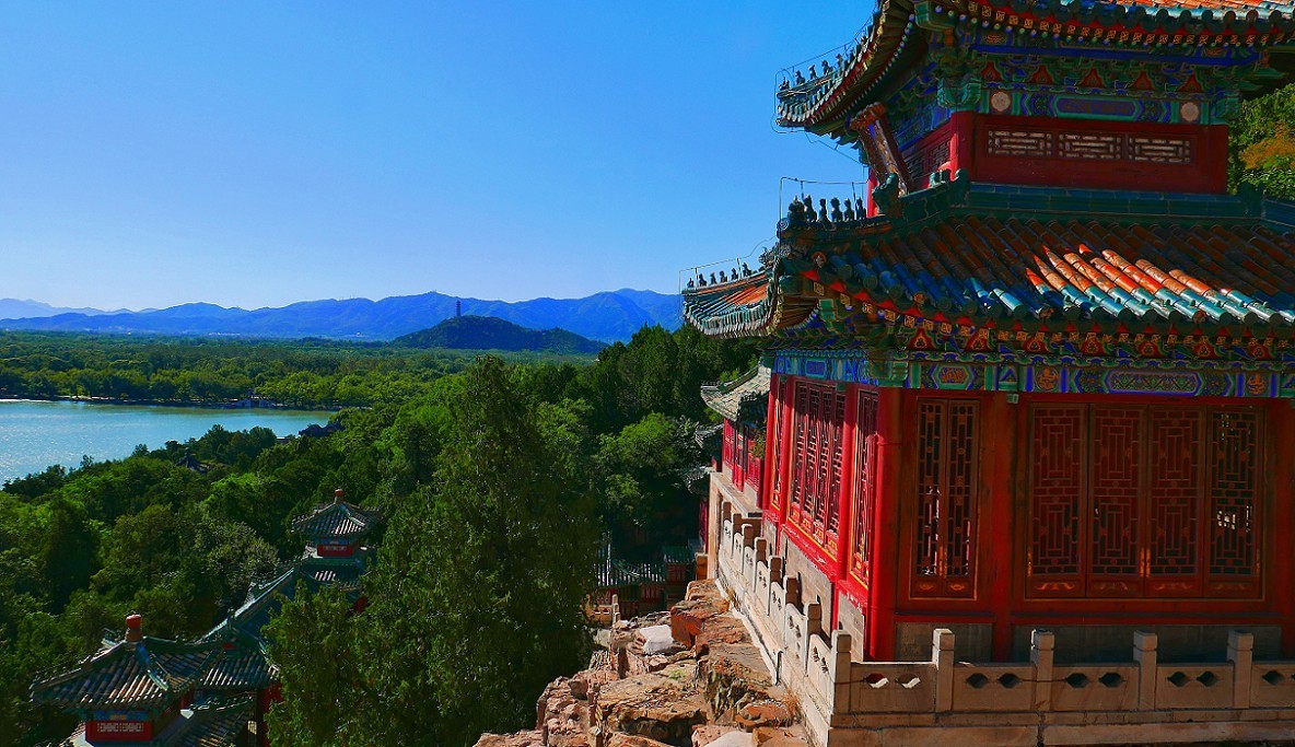 北京《颐和园》真大！大半天跑了不到一半景点区！跑不动了！哈哈！