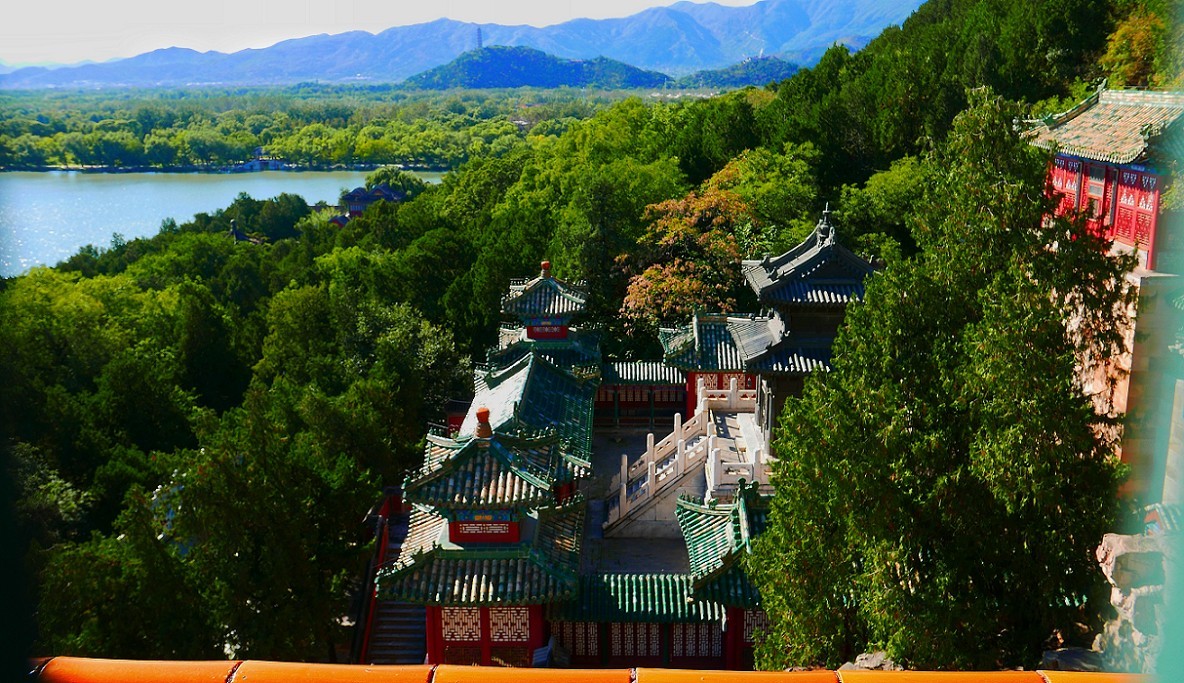 北京《颐和园》真大！大半天跑了不到一半景点区！跑不动了！哈哈！