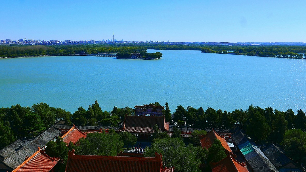 北京《颐和园》真大！大半天跑了不到一半景点区！跑不动了！哈哈！