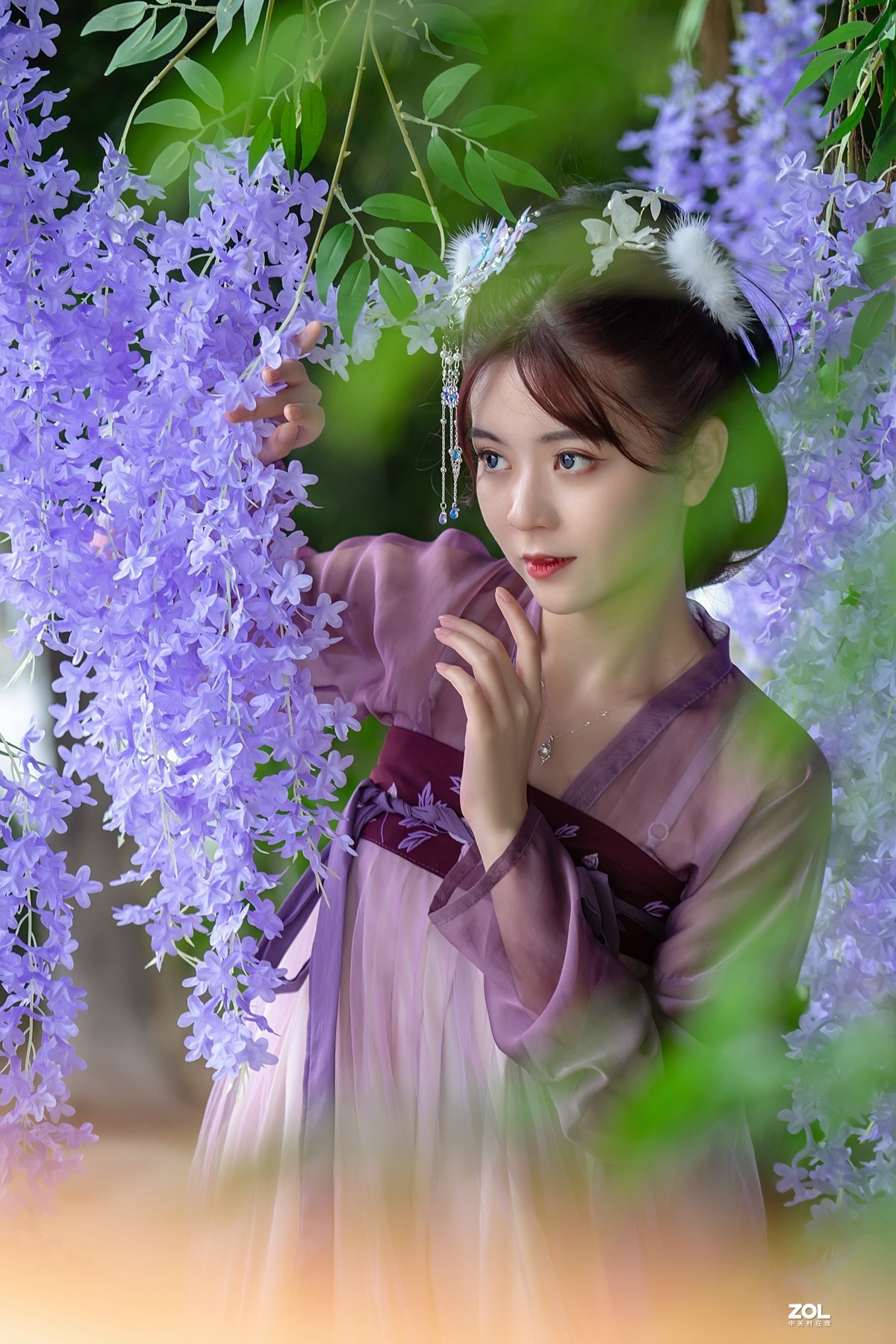 花丛古装美少女