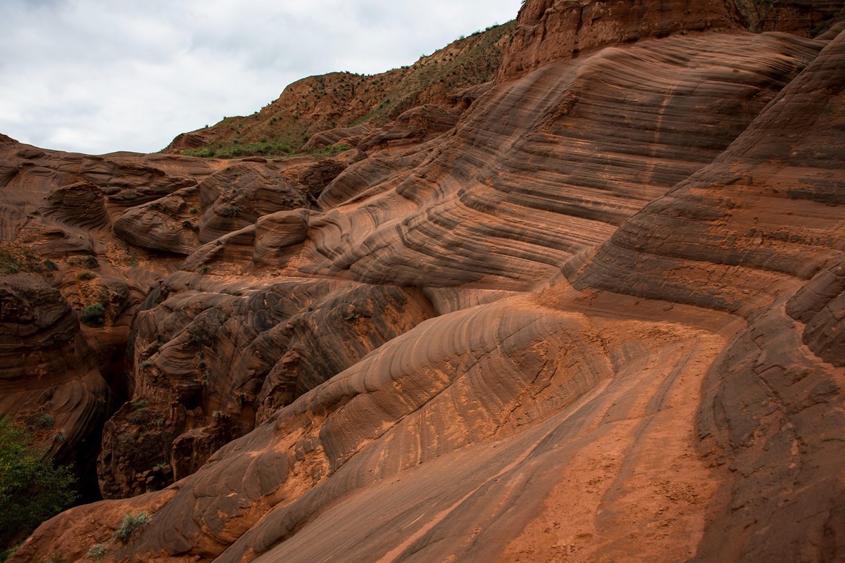 陕西榆林市靖边县波浪谷、水上丹霞、鳄鱼湾