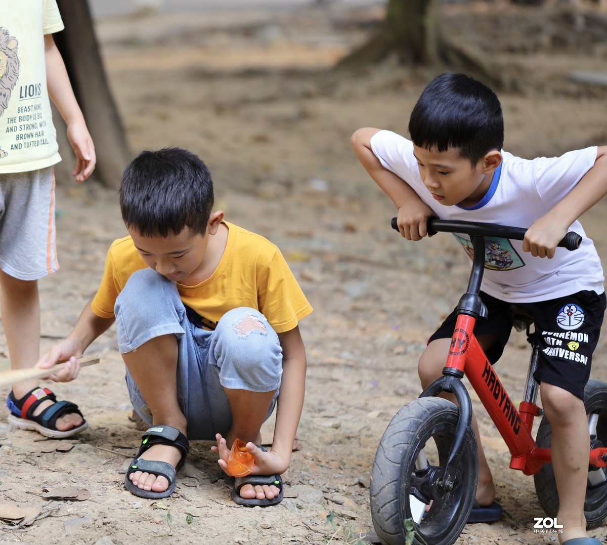 5DSR+百微，公园拍小孩