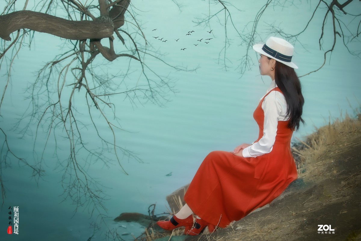 又见颐和园西堤山桃花盛放 春色撩人