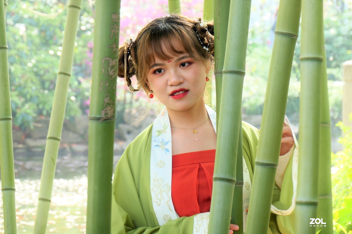 【竹林女孩-2】——摄于上海桂林公园