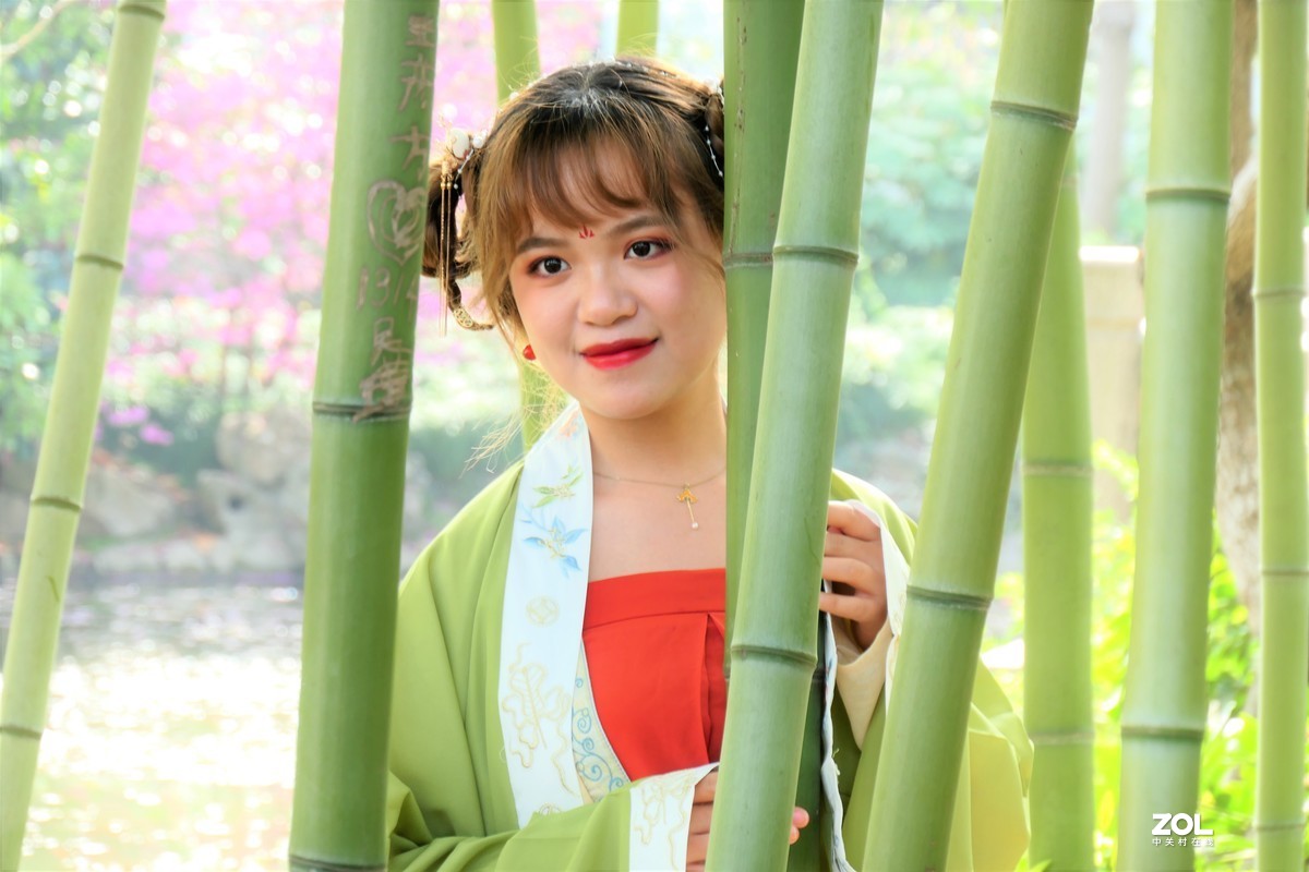 【竹林女孩-2】——摄于上海桂林公园