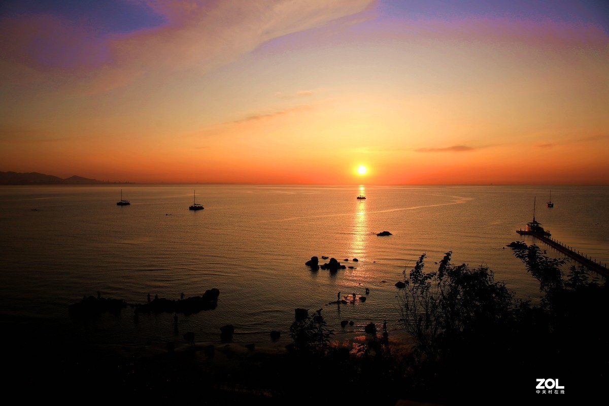 北戴河海上日出