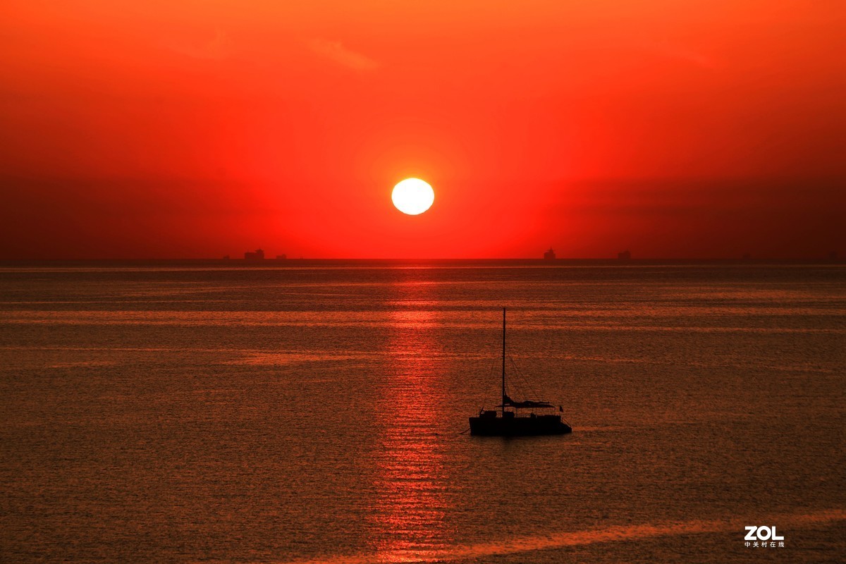 北戴河海上日出