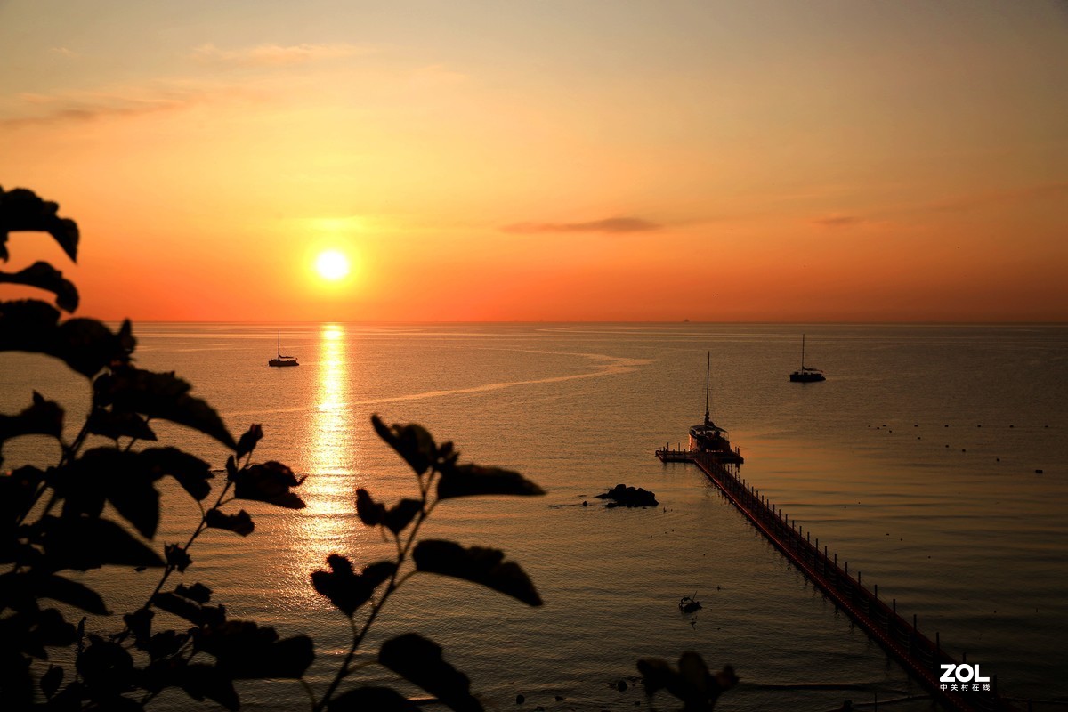 北戴河海上日出