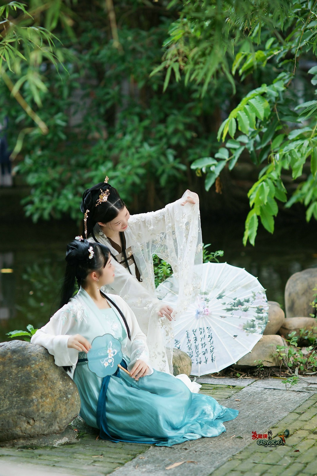古风汉服亲姐妹嘉尉嘉婕