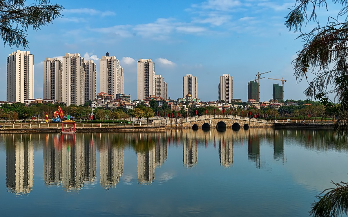 广东阳江鸳鸯湖公园